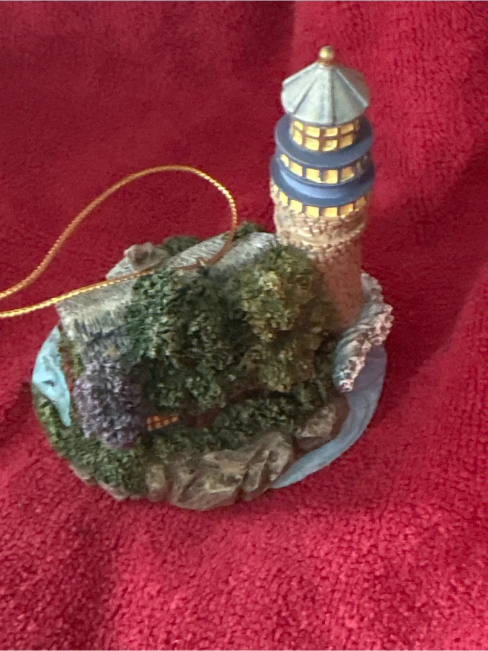 Thomas Kinkade decorative lighthouse